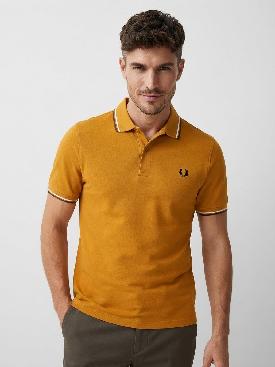 Fred Perry Polo-Shirt FPPPM3600/80C, Produktbild 3