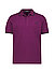 Polo-Shirt, Baumwoll-Piqué, dunkelrot - dunkelrot-schwarz