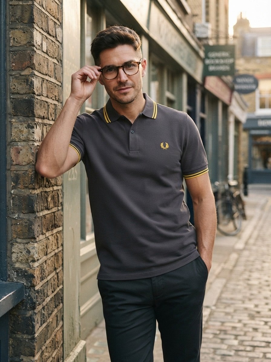 Fred Perry Polo-Shirt FPPPM3600/85C, Produktbild 2