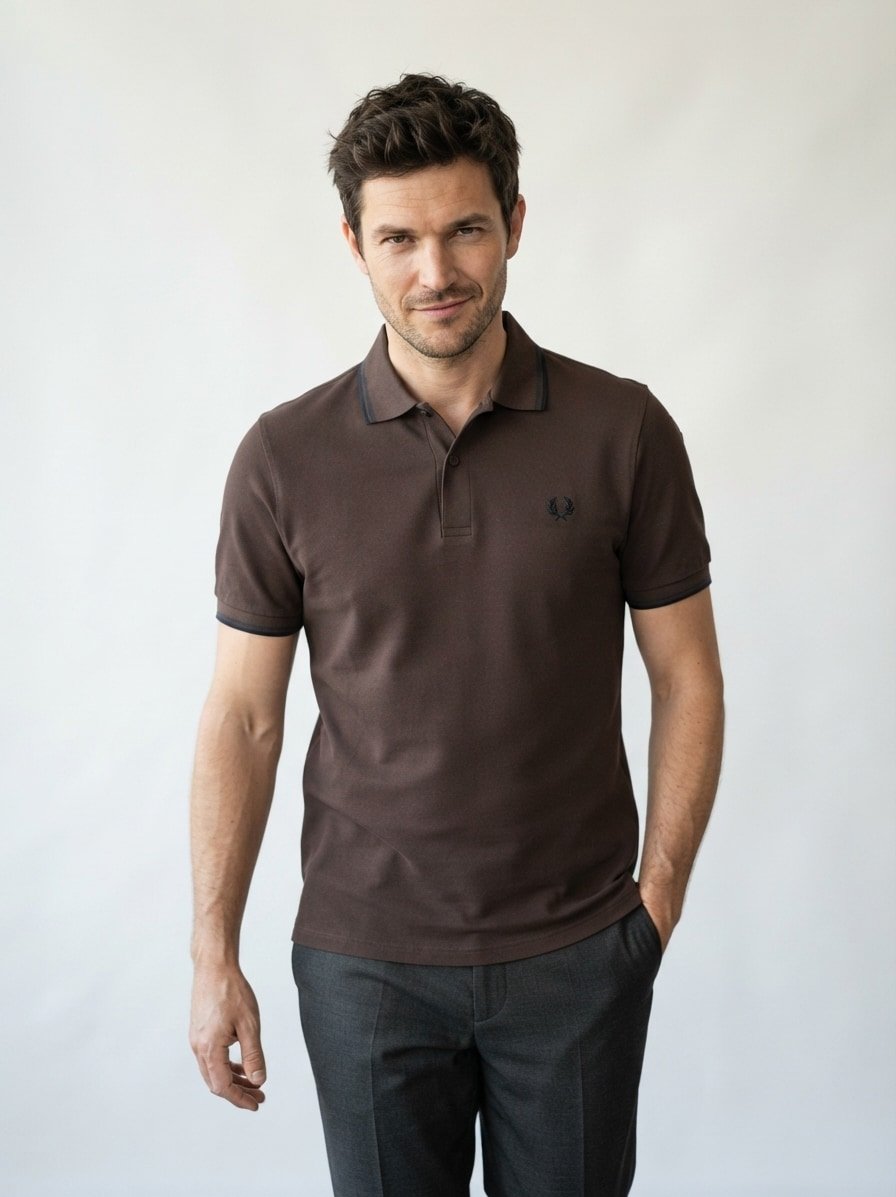 Fred Perry Polo-Shirt FPPPM3600/86C, Produktbild 3