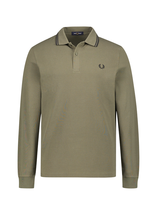 Fred Perry Herren Polo-Shirt grün Baumwoll-Piqué