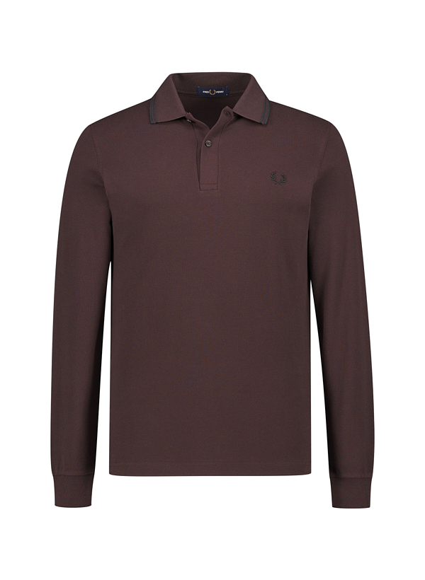 Fred Perry Herren Polo-Shirt braun Baumwoll-Piqué