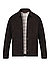 Lederjacke, Ziegenvelours, brown - brown
