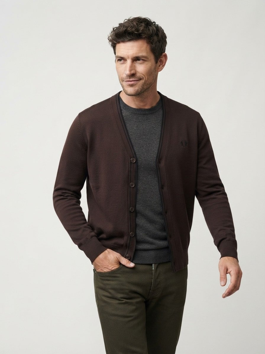 Fred Perry Cardigan K3300/33C, Produktbild 2