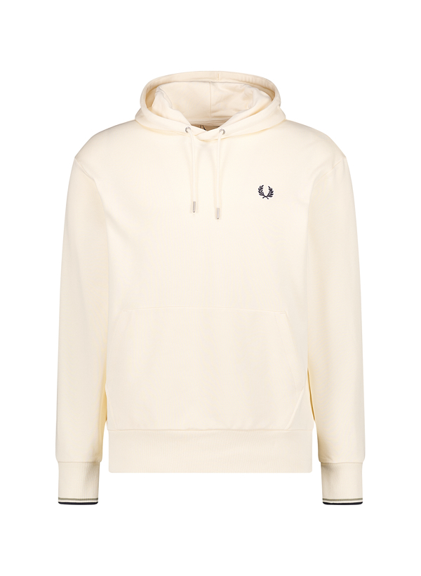 Hoodie, Baumwolle, ecru