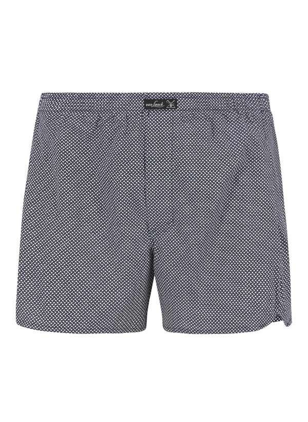 Boxershorts, Baumwolle, blau-weiß gemustert