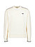 Sweatshirt, Baumwolle, ecru - ecru-navy