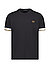 T-Shirt, Baumwoll-Piquè, black - black