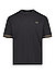 T-Shirt, Baumwolle, schwarz - schwarz