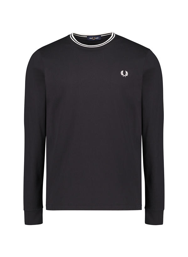 Longsleeve, Baumwolle, anthrazit