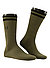 Socken, Baumwolle, grün - grün