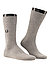 Socken, Baumwolle, stahlgrau - grau