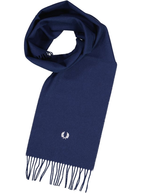 Schal, Wolle, navy