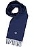 Schal, Wolle, navy - navy