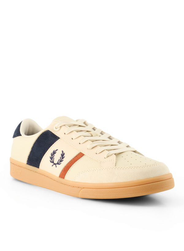 Sneaker, Leder, oatmeal