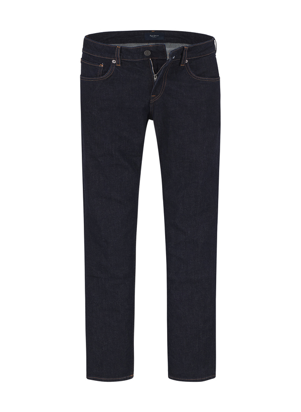 Jeans, Regular Straight Fit, Baumwoll-Stretch, dunkelblau