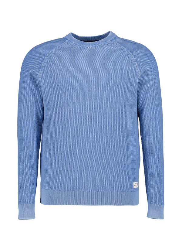 Pullover, Baumwolle, blau