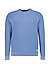 Pullover, Baumwolle, blau - blau-weiß