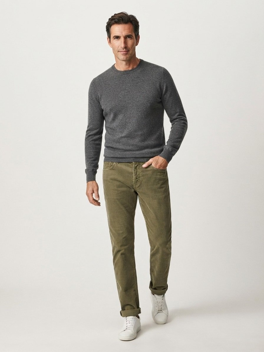 Hose, Regular Fit, Cord,