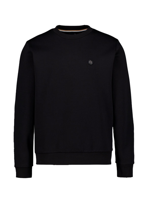 Sweatshirt Sharpe, Baumwolle, schwarz