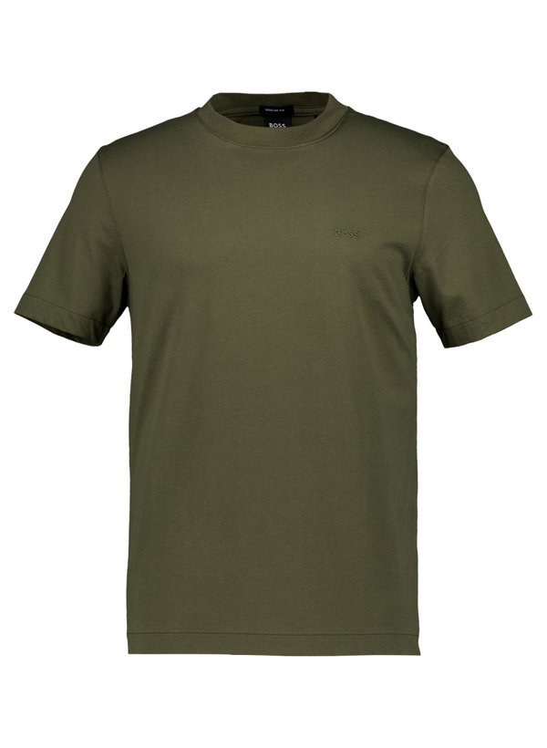 T-Shirt Thompson, Regular Fit, Baumwolle, dunkelgrün