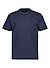 T-Shirt Interlock, Baumwolle, dunkelblau - dunkelblau