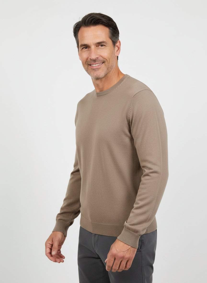 Pullover, Schurwolle, braun