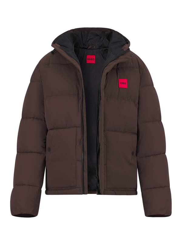 Steppjacke, Mikrofaser wasserabweisend, braun