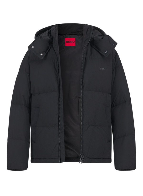 Daunenjacke Birolo, Mikrofaser wasserabweisend, schwarz