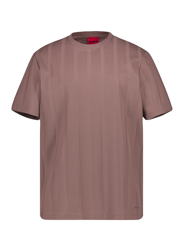 T-Shirt Dalipos, Baumwolle, braun strukturiert