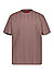 T-Shirt Dalipos, Baumwolle, braun strukturiert - braun