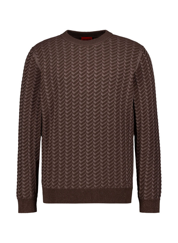 Pullover, Baumwolle, braun
