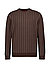Pullover, Baumwolle, braun - braun