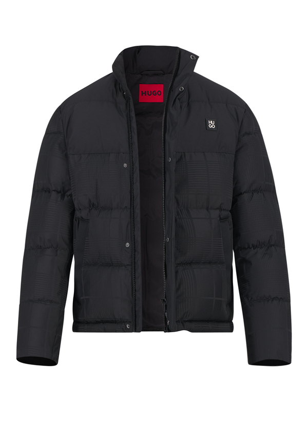 Steppjacke Baltos, Mikrofaser wasserabweisend, schwarz