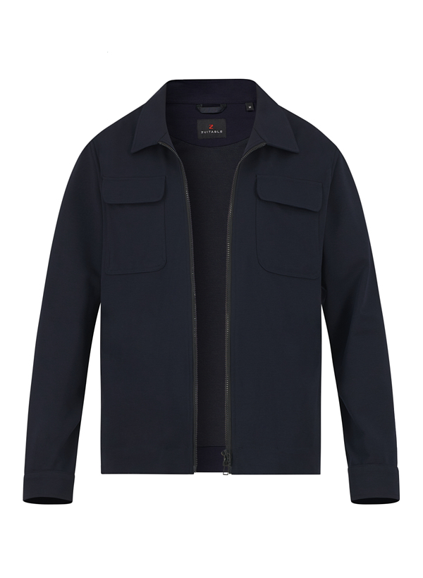 Overshirt DiNew Taylor, Jersey, navy
