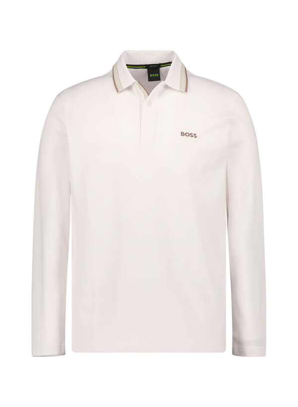 BOSS Green Herren Polo-Shirt weiß