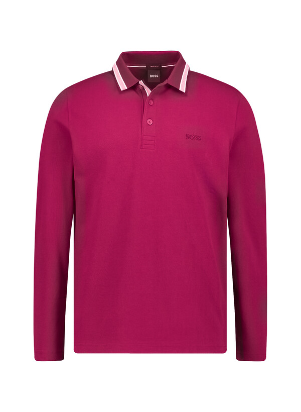BOSS Green Herren Polo-Shirt rot