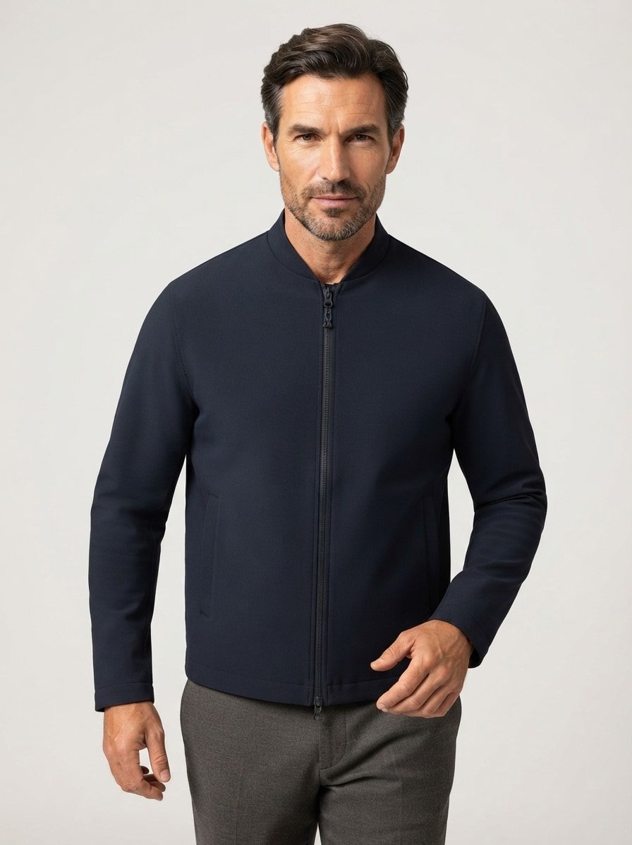 Blouson DiAudio, Jersey, navy