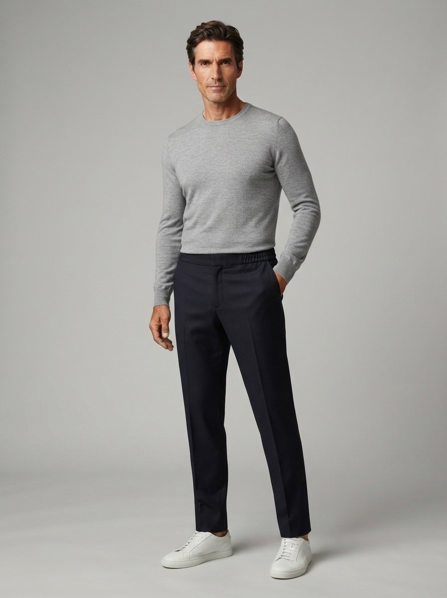 Hose DiGlenn, Jersey, navy