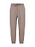 Sweatpants Hadiko, Baumwoll-Stretch, hellbraun meliert - hellbraun