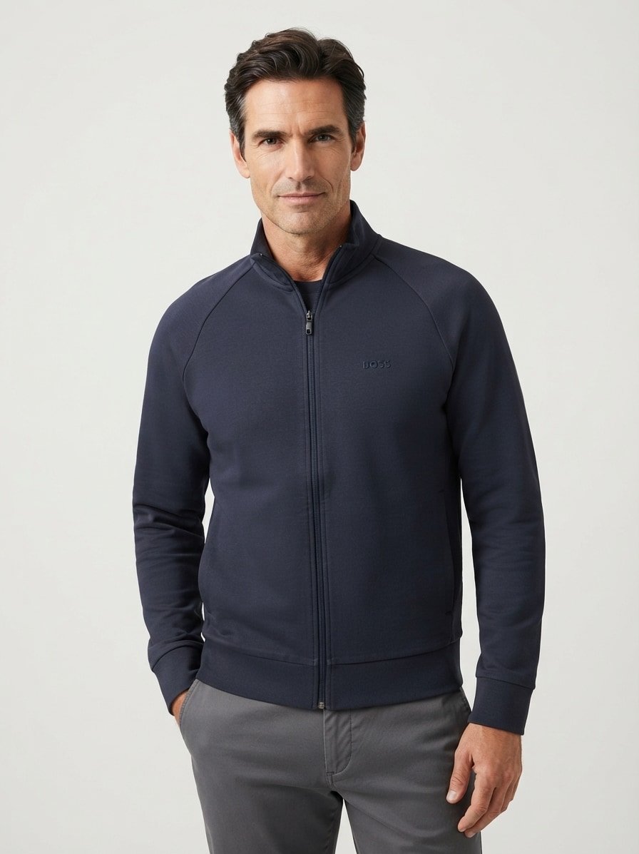 Sweatjacke Skaz, Baumwolle, dunkelblau