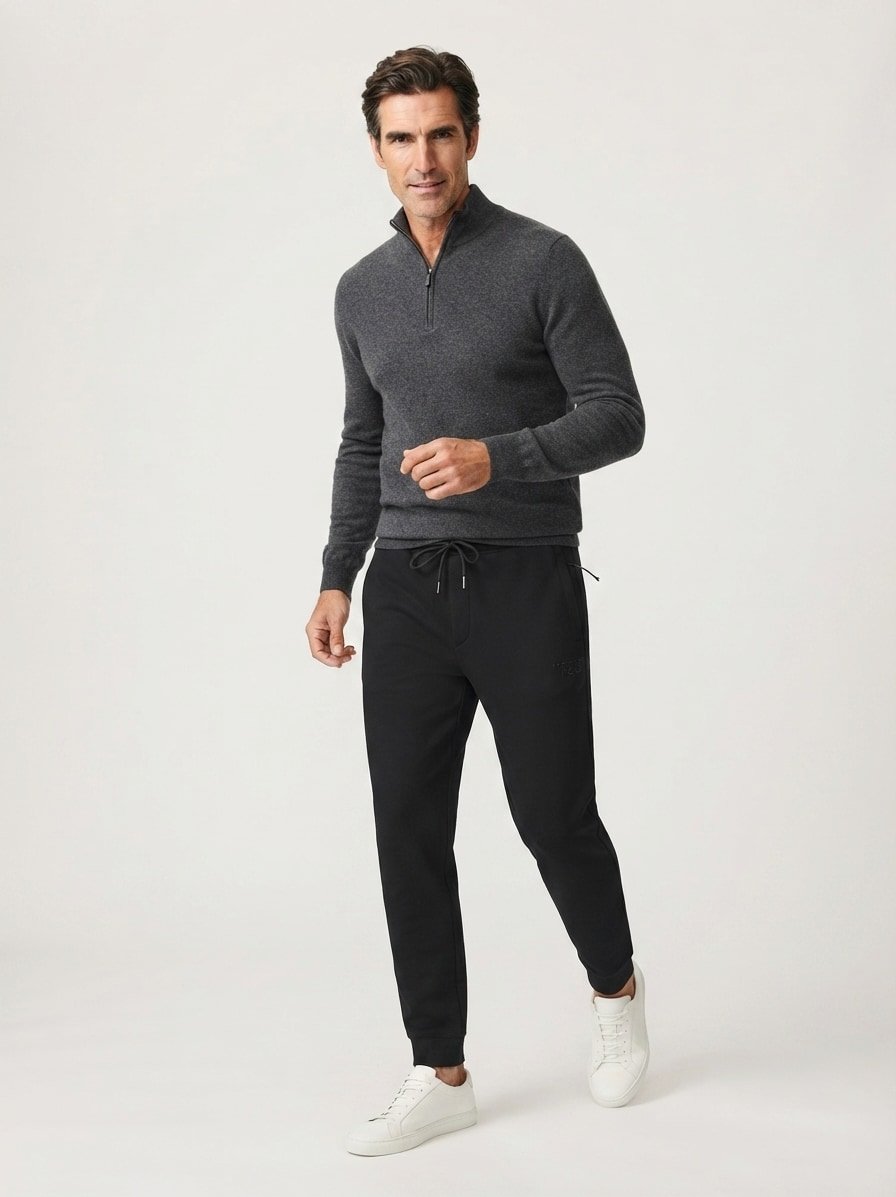 Porsche x BOSS Jogginghose, Sweat warmgefüttert, schwarz