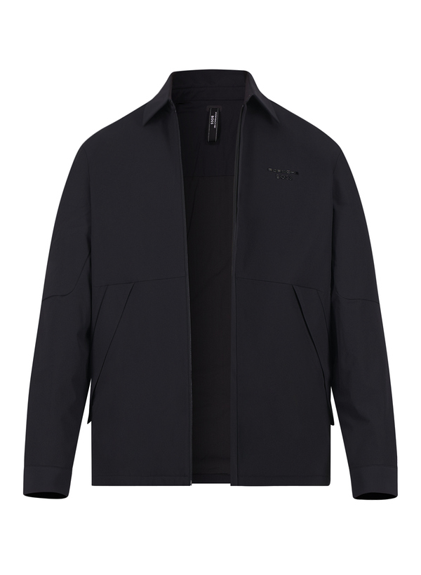 Jacke Icons 70 Quilt, Porsche X Boss, Relaxed Fit, Nylon, schwarz wattiert