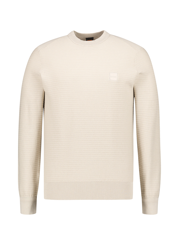 Pullover Anion, Baumwolle-Kaschmir, beige meliert