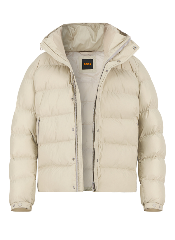 Steppjacke Omaris, Mikrofaser, hellbeige