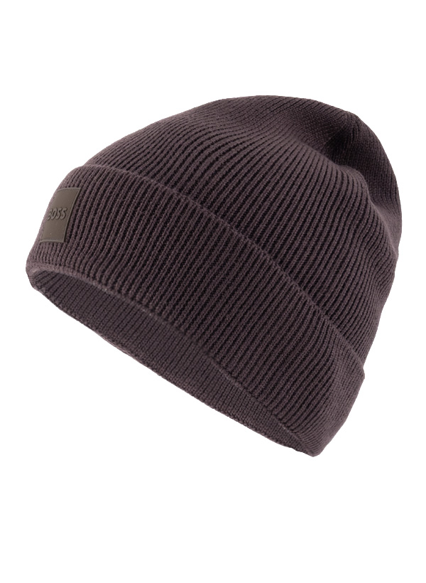 BOSS Orange Herren Mützen/Caps/Hüte braun Schur-Wolle