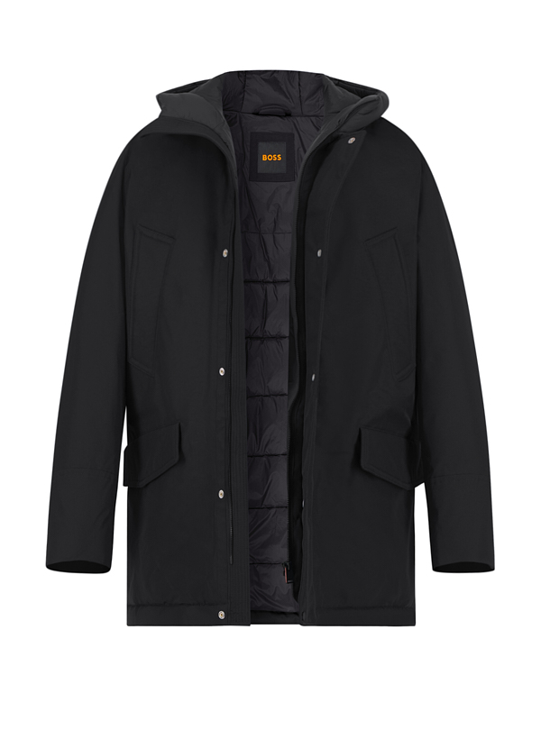 BOSS Orange Herren Jacken schwarz unifarben