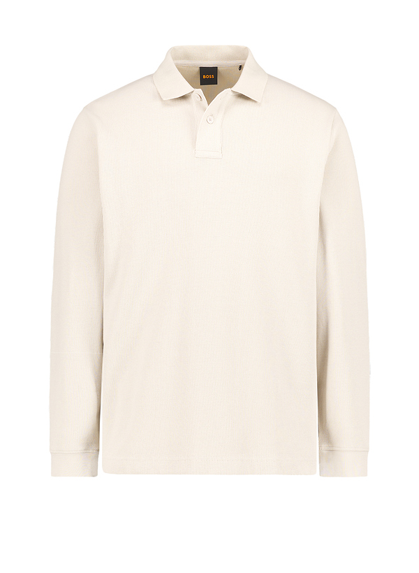 Polo-Shirt Petempestolong, Baumwolle, beige strukturiert