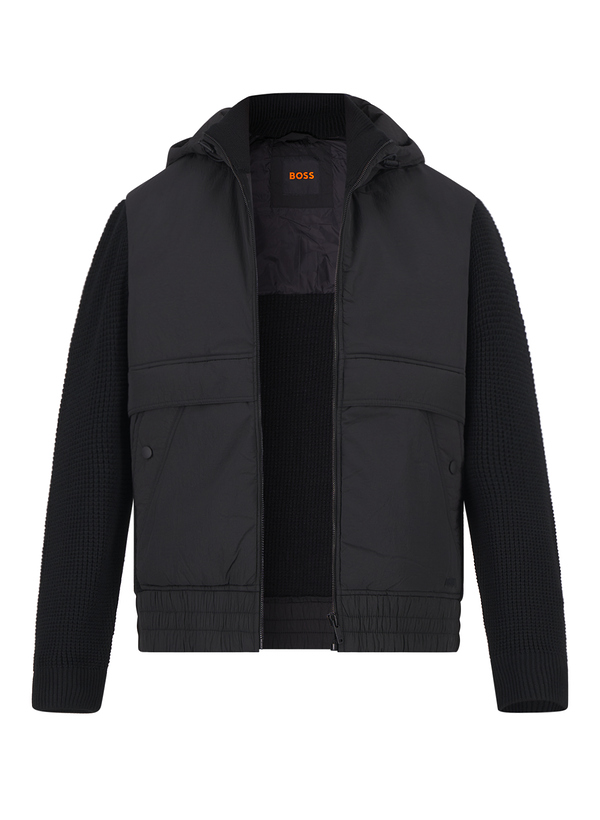 Hybrid Jacke Kobrydo, Wolle, schwarz