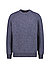 Pullover, Woll-Mischung, dunkelblau meliert - dunkelblau
